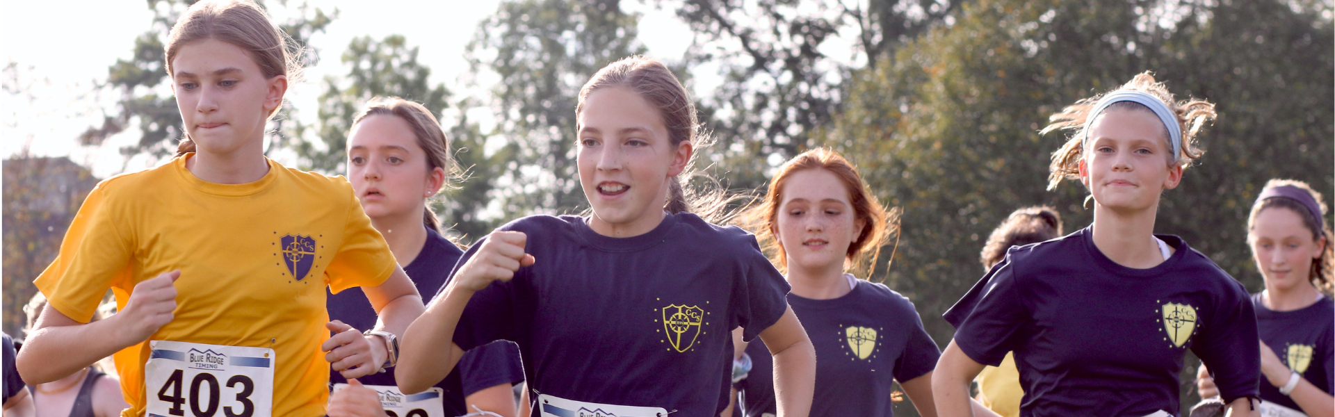 Students participate in cross country meet