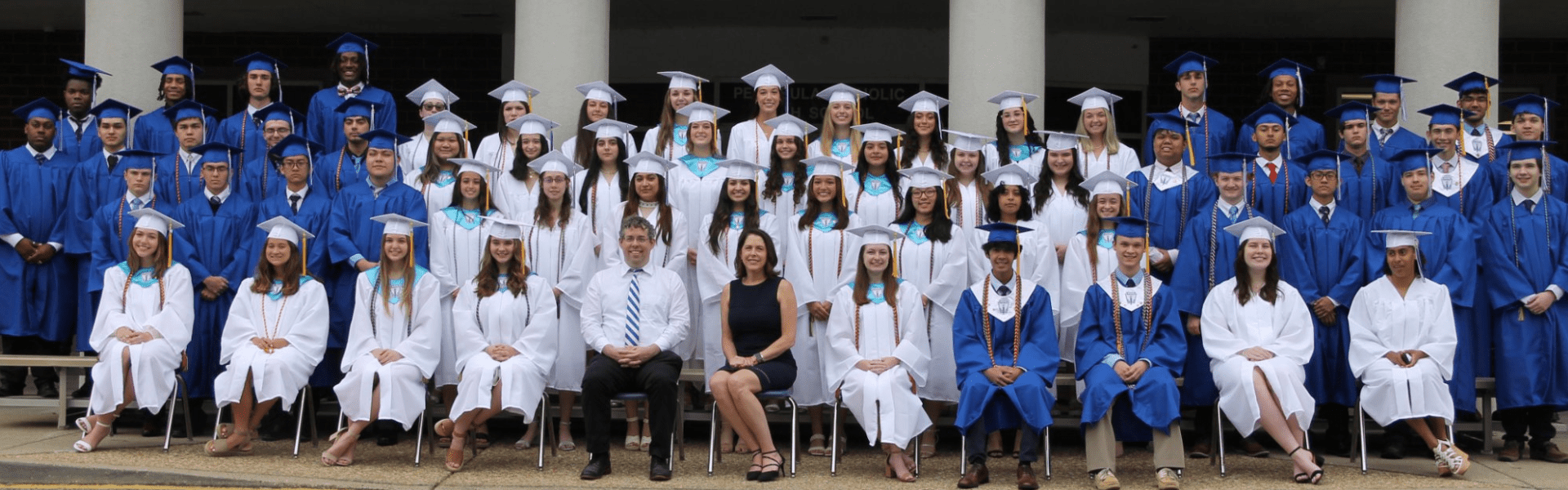 Graduates from Peninsula Catholic High School